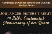 Boulanger Sisters Tribute on Lili's Centennial Anniversary of her Death  