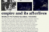 Center for the Study of Globalization and Cultures Empire and Its Afterlives: World Pictures/Global Visions