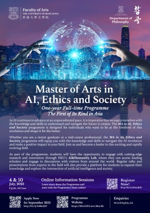 MA in AI, Ethics and Society