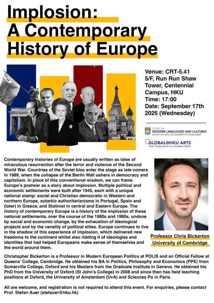 Implosion: A Contemporary History of Europe